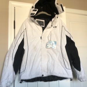 CB sports Men’s Ski Jacket white/black